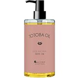 SAKURA&NATURAL ホホバオイル 300ml 天然100%無添加 マッサージオイル 保湿 マッサージ 大容量 無臭 ボタニカル 無香料 ボディ 兼用 ボディオイル キャリアオイル