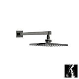 Santec 70780975サテンニッケルSquare雨ヘッドシャワーヘッドW /