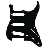Fender ピックガード11-HOLE MODERN-STYLE STRATOCASTER® S/S/S PICKGUARD, BLACK