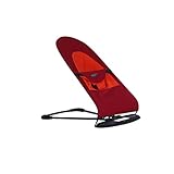 【ノーブランド品】 ベビー　幼児　バウンサー　チェア　バランス　人間工学　振動　ロッキングチェア　調節可能　安全　柔らかい　ソフト　全2色 - レッド