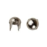 1003 Pearl Nailhead, Size 16, Solid Brass, Nickel Finish, 650 pieces per pack by C&C Metal Products 