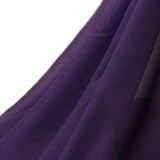 [moonfarm] ストレッチ シフォン 生地 選べる10色 100D 1way 幅150cm 伸縮性少 透ける 無地 布 (パープル, 2ｍ)