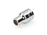 TEKTON 14164 3/8-Inch Drive by 8 mm Shallow Socket, Cr-V, 12-Point [並行輸入品]