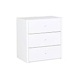 arne チェスト 完成品 3段 伸縮 C+R 60-3 ホワイト