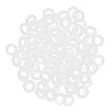 IPOTCH 100個入り　全2サイズ　Oリング　シリコンワッシャー　シリコンフラットガスケット　簡単交換　耐久性 - 3/4インチ