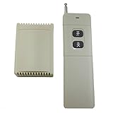 433MHZ 1000m 220v 高パワー無線リモートコントロールスイッチのために照明電気器具ローラーシャッタードア水ポンプ