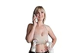 Pump Strap 搾乳ブラ ハンズフリー パンピングブラと授乳 もっと搾乳 US サイズ: One Size カラー: オフホワイト