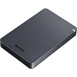 BUFFALO 2TB MiniStation PGF ポータブル 外付けハードドライブ HDD 耐衝撃 USB 3.0 (3.2 Gen 1x1) PC Mac用