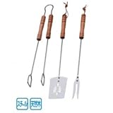 タカショー BBQツールセット（ウッド） ウッド