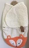 Chick Pea Fox Sherpa Swaddle Blanket (0-3 mos.) [並行輸入品]