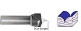 Whiteside Router Bits 1572 Point Cutting Round Over Bit with 1/4-Inch Radius, 1/2-Inch Cutting Diame