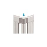 YKK　格子付きコーナー継手　T80　レスティナフェンス22型用　YFE-22　【アルミフェンス　柵】 　プラチナステン