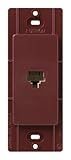 Lutron SC-PJ-MR Satin Colors Phone Jack, Merlot by Lutron [並行輸入品]