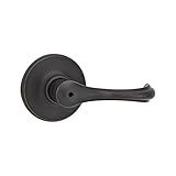 Kwikset Dorian Bed/Bath Lever in Venetian Bronze [並行輸入品]