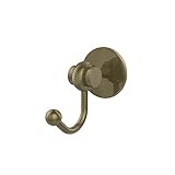 Allied真鍮Satelliteオービット2つローブフックwith Twistedアクセント ブラウン 7220T-ABR