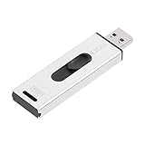 イーサプライ SSD 外付け 2TB スティック型 USB3.2 Gen2 小型 テレビ録画 250時間 ゲーム機 PS5/PS4 スライド式 直挿し シルバー EZ6-USSD2TBS