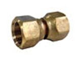 Jmf Swivel Flareフレアコネクタ3 / 8 " x 3 / 8 " Flareイエロー真鍮鉛フリー