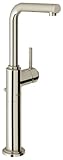 Grohe 32 655 EN1 Atrio 7 Degree Deck Mount Vessel Faucet, Infinity Brushed Nickel [並行輸入品]