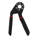 万能レンチ 調整レンチ 外六角 マジックレンチ ヘキサゴンレンチ 6/8インチ グリップ プライヤースパナ 調節可能 修復ツール ブラック (6インチ)