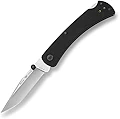 Buck Knives 110 Slim Pro TRX ロックバックポケットナイフ G10ハンドル付き 親指スタッド 取り外し可能/リバーシブル 深いキャリーポケットクリップ 3-3/4インチ S30V ブレード (ブラック)