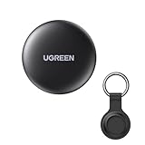 UGREEN FineTrack Mini Smart Finder 1個 Appleの「探す」（iOSのみ）iPhone対応 18ヶ月交換可能バッテリー 80dBビープ音のスマートタグ  紛失防止タグ 探し物 カバン 鍵 スーツケース パスポート用Bluetoothトラッカー