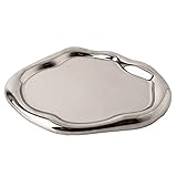 光沢のある丸底の収納トレイは 快適な手触りでデスクトップを傷つけません。部屋を整理整頓し ディナー皿のプレートを節約するのに役立ちます。