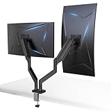 GTPlayer デスク モニターアーム デュアル 2画面 34インチ 耐荷重:10kg 上下左右多角度調節 スペース活用 vesa規格対応