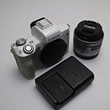 キヤノン EOS Kiss M 【EF-M15-45 IS STM レンズキット】 (ホワイト/ミラーレス一眼カメラ) EOSKISSMWH1545ISLK
