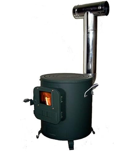 Amazon | ホンマ製作所 鋳物ダルマ型薪ストーブ DM-700TX | 薪暖炉・薪 