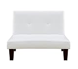 大川家具 関家具 シングルソファベッド(幅92㎝ 素材/合皮) ホワイト色 226432