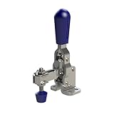 Clamp-Rite 11021CR Vertical Handle Toggle Clamp, Flanged Based, U-Bar, 200 lb Holding Capacity by Cl