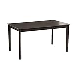 ダイニングテーブル リビングテーブル 【長方形 幅135cm】 木製 オーク突板 『キース』 ウェンジ