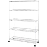 ドウシシャ メタルラック本体 ラック本体のみ 5段 高さ180cm NLH1218-5