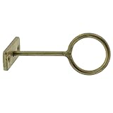 設定4真鍮ゴールドメタル壁リングフック| 4 "ブラケットホルダー器具