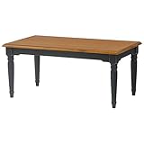 【送料無料】 【テーブル】　ブロカントシリーズ　テーブル　長方形 ブラック