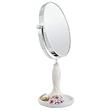 PLL ヨーロッパスタイルのクリエイティブスタイル両面デスクトップミラーポータブルバニティミラー (Size : S 6 inches)