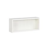 arne 壁掛け棚 ウォールラック 壁面収納 シェルフ 薄型 Sサイズ WallBoxSeven Etype単品S ホワイトウッド