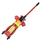 サンパーシー 油圧式 ガレージジャッキ フロアジャッキ 耐荷重2t 最高位約300mm 最低位約140mm