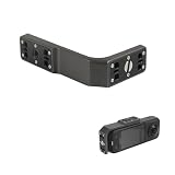 LICHIFIT For Insta360 X5／X4／X3用水平マウント 撮影用ブラケット L型プレート 横置き・縦置き 撮影用 マグネット式 ブラケット 1/4インチネジ付き アクションカメラアクセサリー (ブラック)
