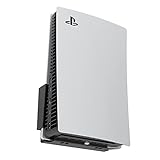 (モンズルテック) Monzlteck PS5 Playstation 5 (ディスク版とデジタル版)用壁掛けマウント ブラック 全金属製 壁に取り付け 省スペース 取り付け簡単
