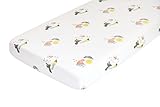 Nursery Works Organic Cotton Percale Sheet, Forest Animals, Menagerie by Nurseryworks