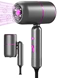 【2023年春夏発売・暗灰色】Nobelbird ドライヤー 大風量 ヘアドライヤー マイナスイオン 速乾 1500W 冷熱風切替 57℃恒
