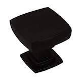 Cosmas 5232 FBフラットブラックコンテンポラリースクエアキャビネットノブ – 10パック