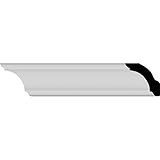 Ekena Millwork mld02 X 02 X 02ed Edinburgh Crown Molding , 1 1 / 2 " H x 1 1 / 2「P X 2 1 / 8 " F x 9