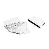 Premium Mylar Foil Open Top Bags (6cm x 9cm) Perfect for Sample Giveaway (100 White) [並行輸入品]