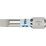 Wera Stainless 3800/1 TS 7/32" Slotted Insert Bit, 1/4-Inch Drive (Pack of 10) [並行輸入品]