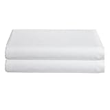 Babydoll Bedding Set of 2 Bassinet Sheets, White, 15 x 30
