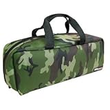 （業務用20セット）DBLTACT トレジャーボックス(作業バッグ/手提げ鞄) Mサイズ 自立型/軽量 DTQ-M-CA 迷彩 〔収納用具〕