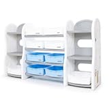 コンビネーションシェルフ(ドリドリ)doridori 選べる10タイプ 収納棚 本棚 if51-60 (Iタイプ（幅153cm）グレー)