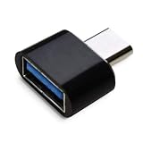 日本トラストテクノロジー OTG USB(A)→USB TypeC変換コネクター ブラック ブラック OTGU2TC-BK